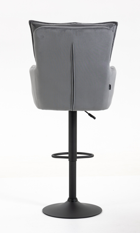 HR250W Scaun Catifea Grafit Bază Neagră