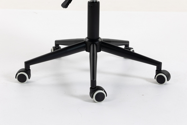 HR250K Scaun Catifea Roz Pudra Bază Neagră