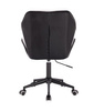 HR212K SCAUN ALB ȘI NEGRU BAZĂ NEGRĂ