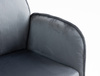 HR280K Scaun Grafit  din Catifea cu Bază Aurie
