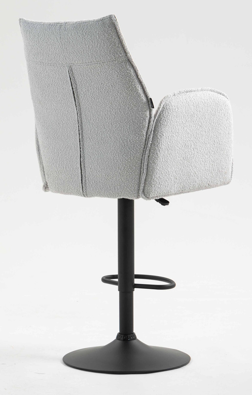 HR280W Scaun Gri Boucle cu Bază Neagră