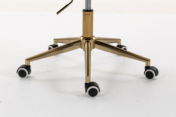 HR250CROSS Scaun Crem Boucle Bază Aurie