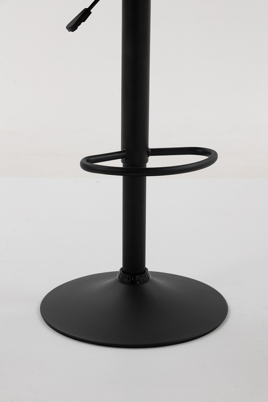 HR2055W Scaun Crem din Boucle cu Bază Neagră