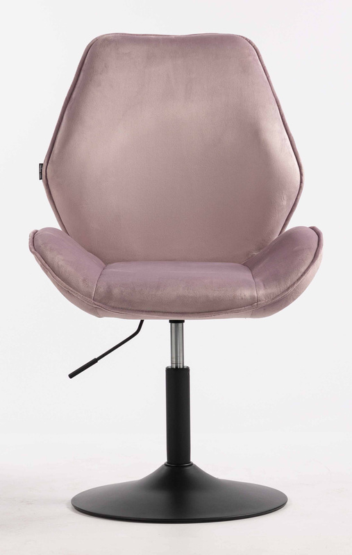 HR350N Scaun Mov din Catifea Bază Neagră