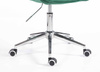 HR350K Scaun Verde din Catifea Bază Cromata