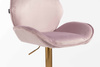 HR350KW Scaun Mov din Catifea Bază Aurie