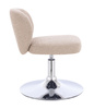 HR193N Scaun Latte Boucle cu Bază Cromata