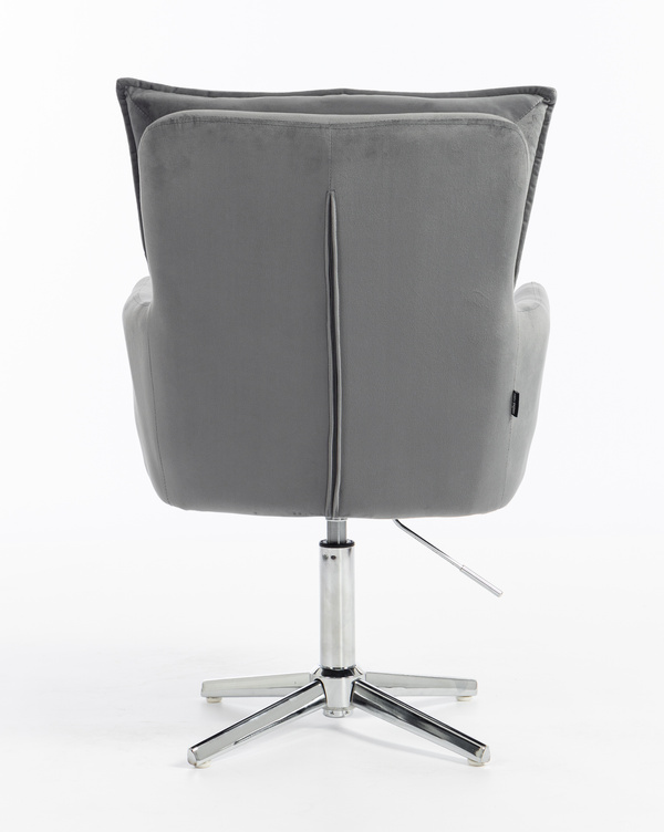 HR250CROSS Scaun Catifea Grafit Bază Cromata
