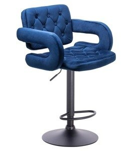 HR8403W Scaun Catifea Bleumarin