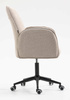 HR280K Scaun Latte Boucle cu Bază Neagră