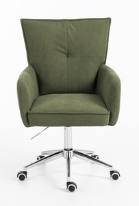 HR250K Scaun Zsályazöld Prémium Kordbársony Bază Cromata