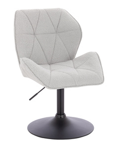 HR212N Scaun Gri Boucle cu Bază Neagră