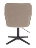 HR550CROSS Scaun Latte Boucle cu Bază Neagră