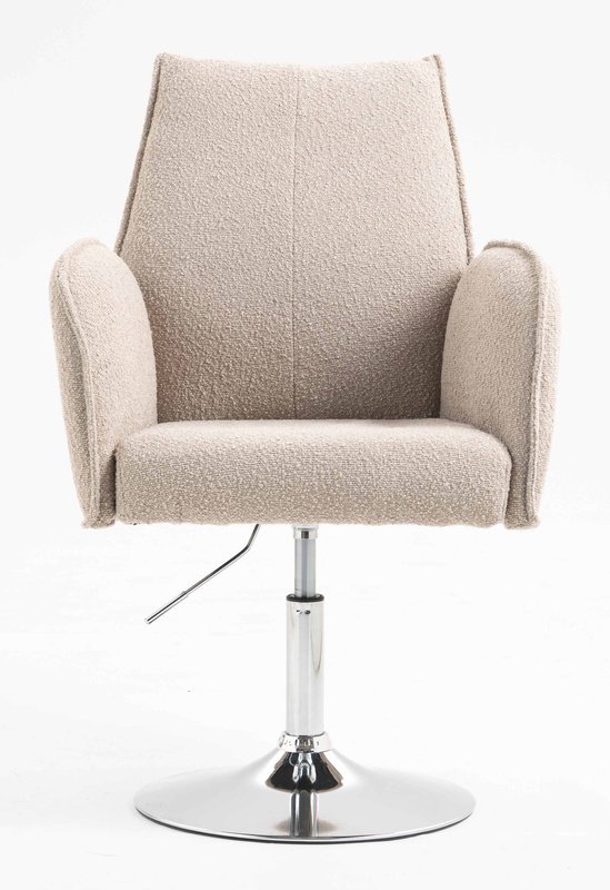 HR280N Scaun Latte Boucle cu Bază Cromata
