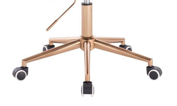 HR830K Scaun Catifea Grafit cu Bază Aurie
