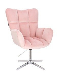 HR650CROSS Roz Pudră Catifea Scaun