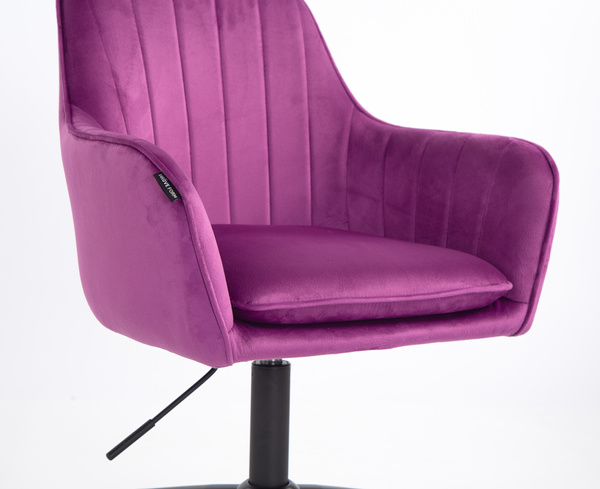 HR2022K Fucsia din Catifea Bază Neagră
