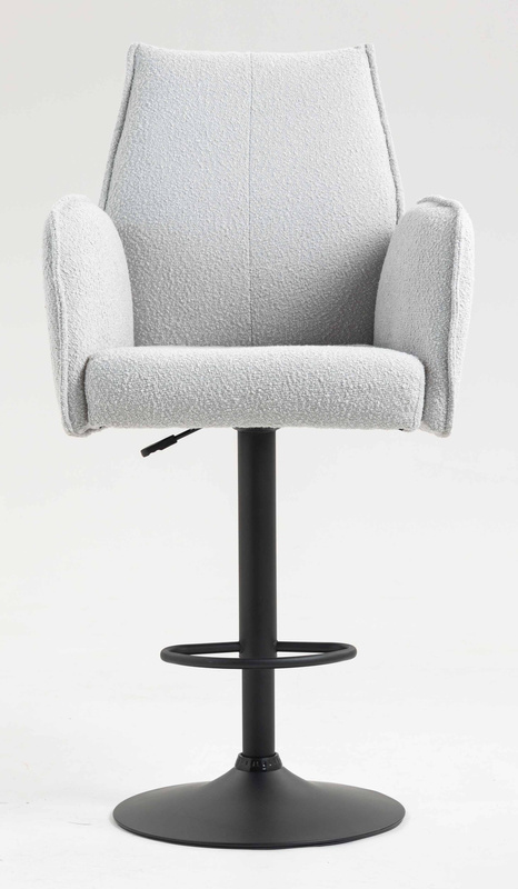 HR280W Scaun Gri Boucle cu Bază Neagră