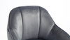 HR2055K Scaun Grafit din Catifea cu Bază Cromata