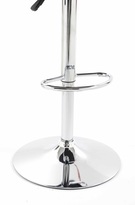 HR250W Scaun Catifea Neagră Bază Cromata