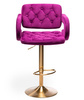 HR8403W Scaun Catifea Fucsia Bază Aurie