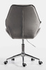 HR350K Scaun Gray din Catifea Bază Cromata