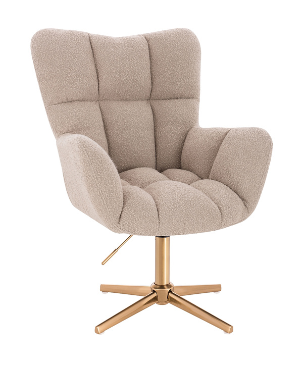 HR650CROSS Latte Boucle Scaun Bază Aurie