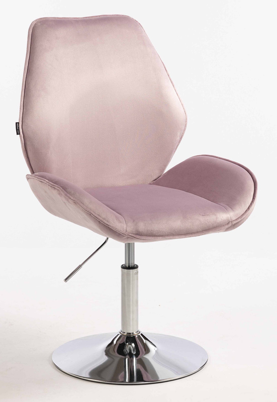 HR350N Scaun Mov din Catifea Bază Cromata