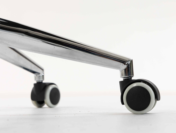 HR8404K Scaun Crem Boucle cu Bază Cromata