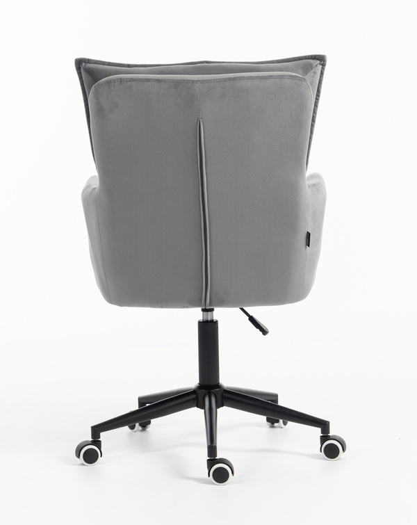 HR250K Scaun Catifea Grafit Bază Neagră