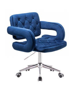 HR8403K Scaun Bleumarin Catifea