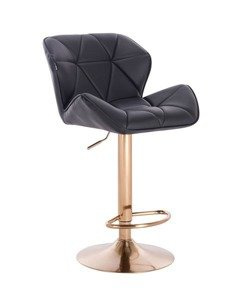 HC111W Scaun Negru Bază Aurie