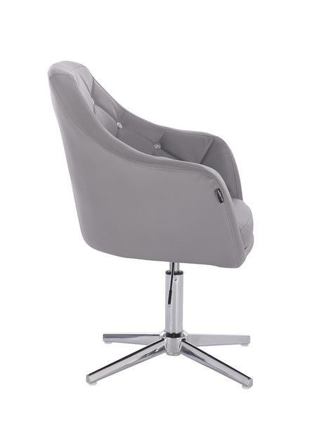 HR830CROSS Scaun Gri de Piele