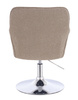 HR550N Scaun Latte Boucle cu Bază Cromata