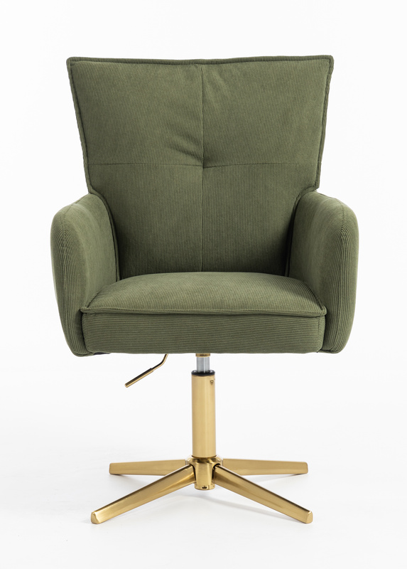 HR250CROSS Scaun Zsályazöld Prémium Kordbársony Bază Aurie