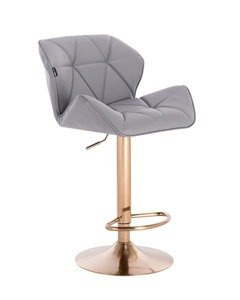 HC111W Scaun gri Bază Aurie