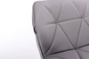 HC111CROSS Scaun Gri Bază Aurie