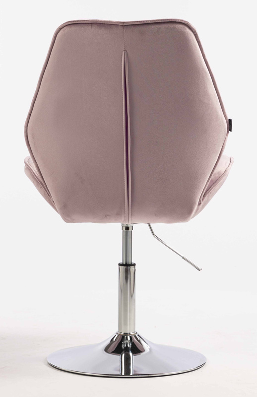 HR350N Scaun Mov din Catifea Bază Cromata