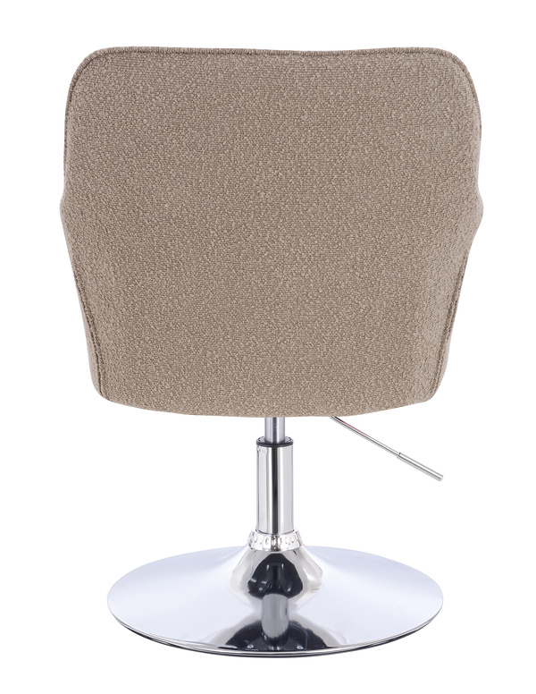 HR550N Scaun Latte Boucle cu Bază Cromata