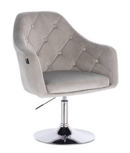 HR831N Scaun Catifea Gray