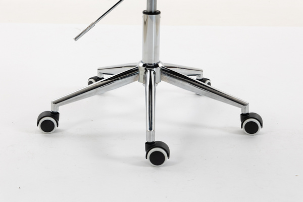 HR250K Scaun Crem Boucle Bază Cromata