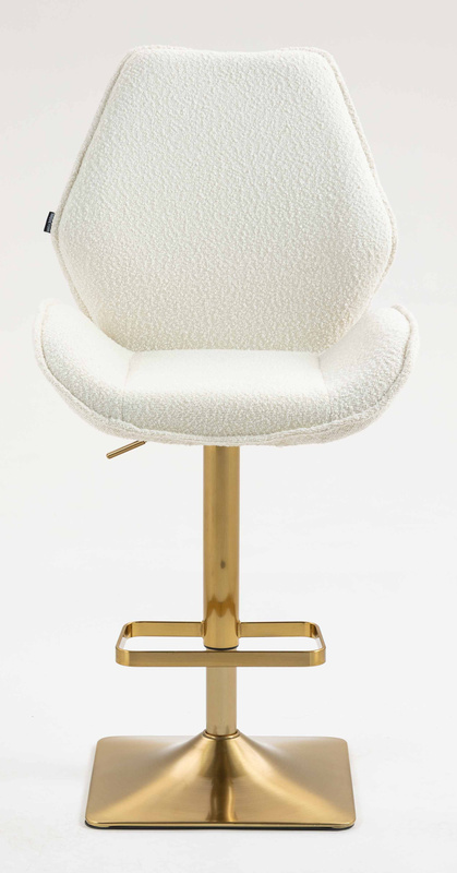 HR350KW Scaun Boucle din Catifea Bază Aurie