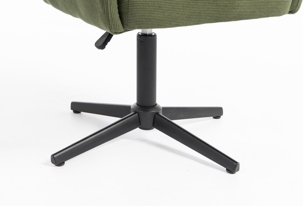 HR250CROSS Scaun Zsályazöld Prémium Kordbársony Bază Neagră