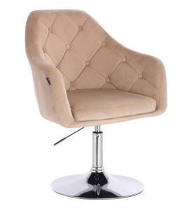 HR831N Scaun Catifea Latte