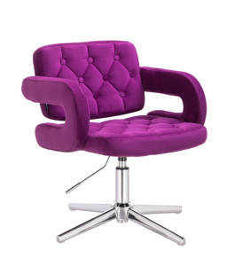 HR8403CROSS Scaun Fucsia Catifea
