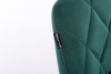HR1054CROSS Scaun Verde Catifea cu Bază Aurie