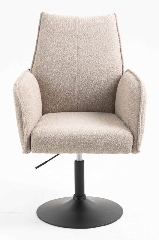 HR280N Scaun Latte Boucle cu Bază Neagră