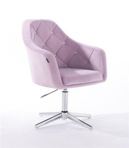 HR830CROSS Scaun Catifea Mov