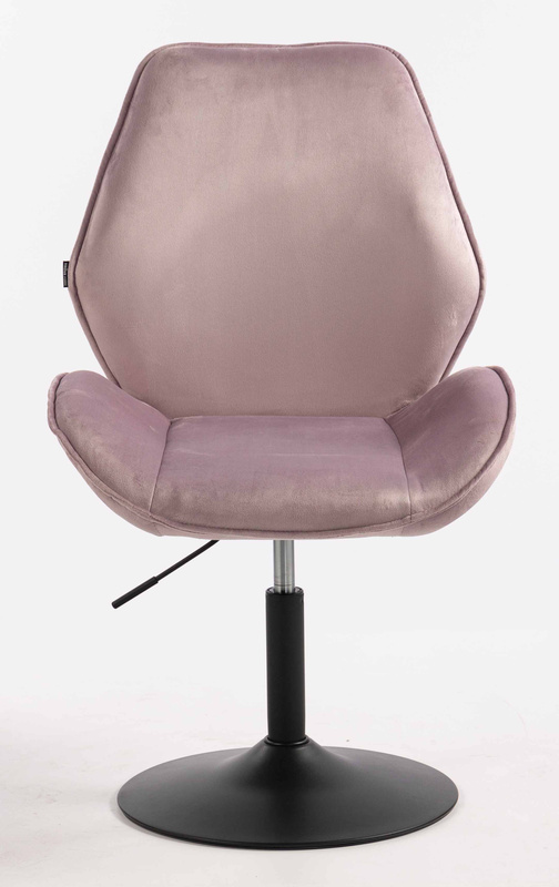 HR350N Scaun Mov din Catifea Bază Neagră