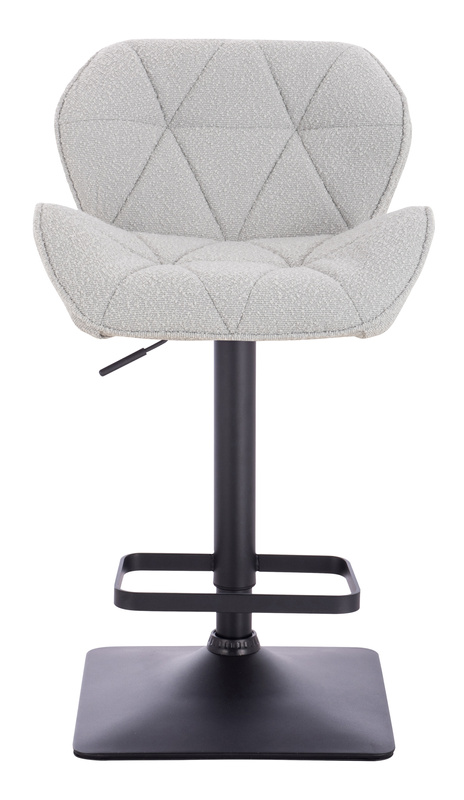 HR111KW Scaun Gri Boucle cu Bază Neagră